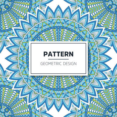 luxury ornamental mandala design backgroundのイラスト素材