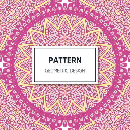 luxury ornamental mandala design backgroundのイラスト素材