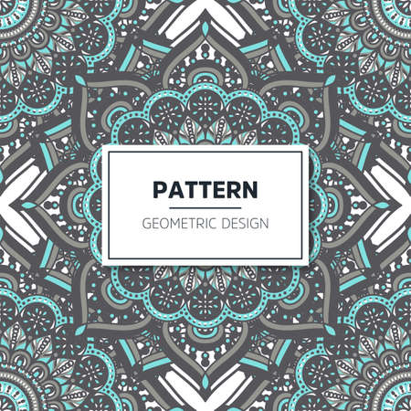 luxury ornamental mandala design backgroundのイラスト素材