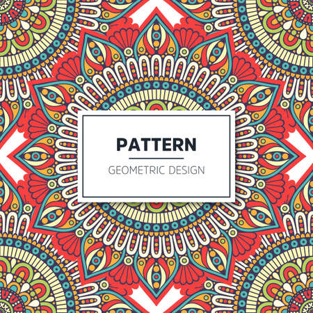 luxury ornamental mandala design backgroundのイラスト素材