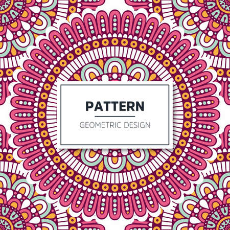 luxury ornamental mandala design backgroundのイラスト素材