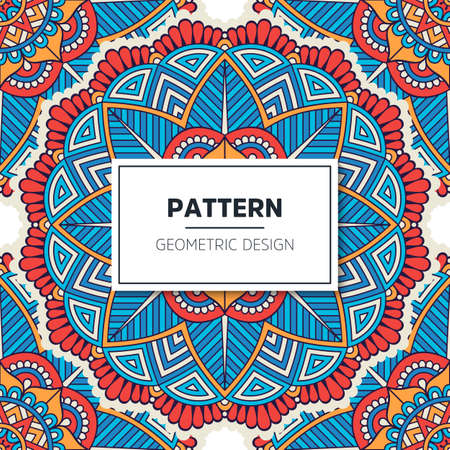 luxury ornamental mandala design backgroundのイラスト素材