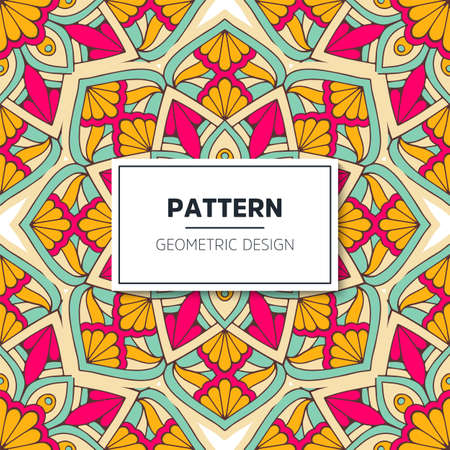 luxury ornamental mandala design backgroundのイラスト素材