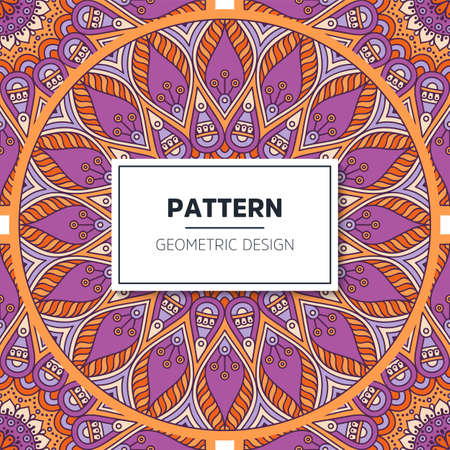 luxury ornamental mandala design backgroundのイラスト素材