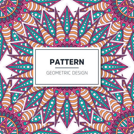 luxury ornamental mandala design backgroundのイラスト素材