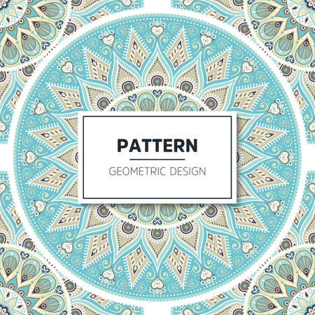 luxury ornamental mandala design backgroundのイラスト素材