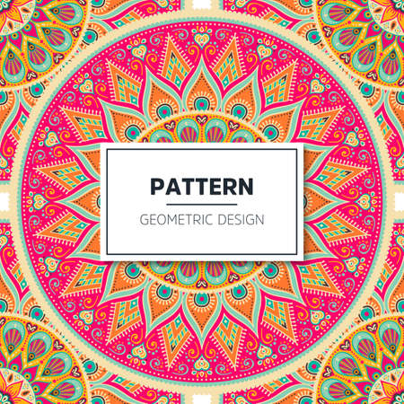 luxury ornamental mandala design backgroundのイラスト素材