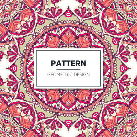 luxury ornamental mandala design backgroundのイラスト素材