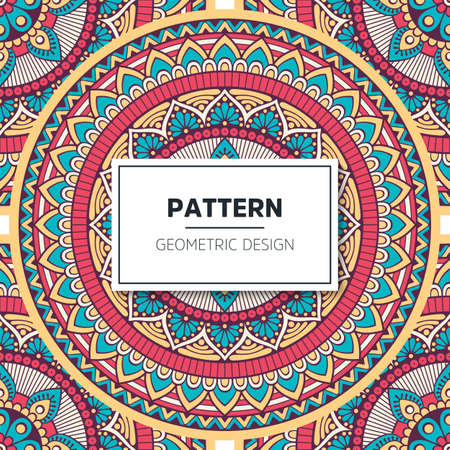 luxury ornamental mandala design backgroundのイラスト素材