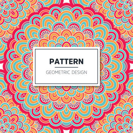 luxury ornamental mandala design backgroundのイラスト素材