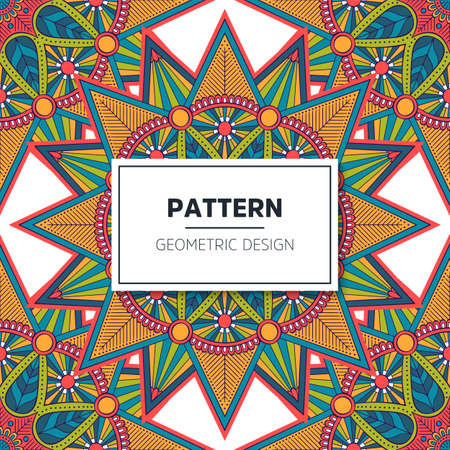 luxury ornamental mandala design backgroundのイラスト素材