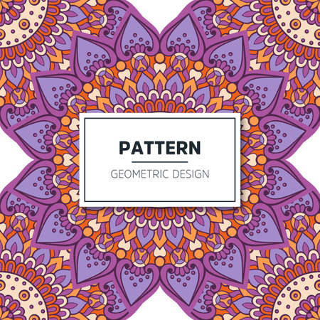 luxury ornamental mandala design backgroundのイラスト素材
