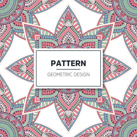 luxury ornamental mandala design backgroundのイラスト素材