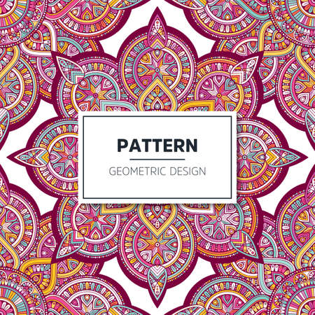 luxury ornamental mandala design backgroundの写真素材