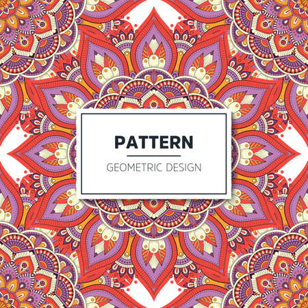 luxury ornamental mandala design backgroundのイラスト素材