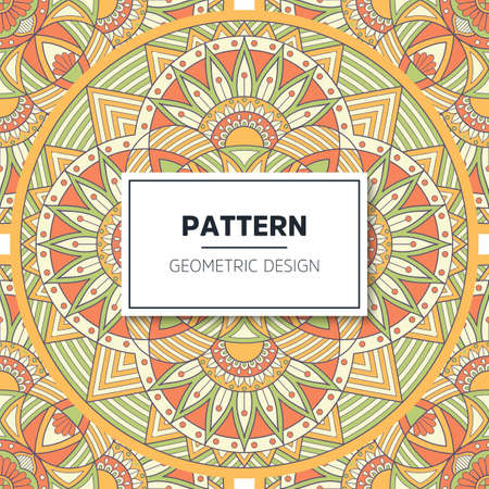 luxury ornamental mandala design backgroundのイラスト素材