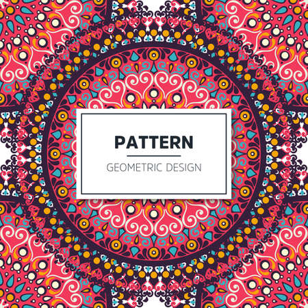 luxury ornamental mandala design backgroundのイラスト素材