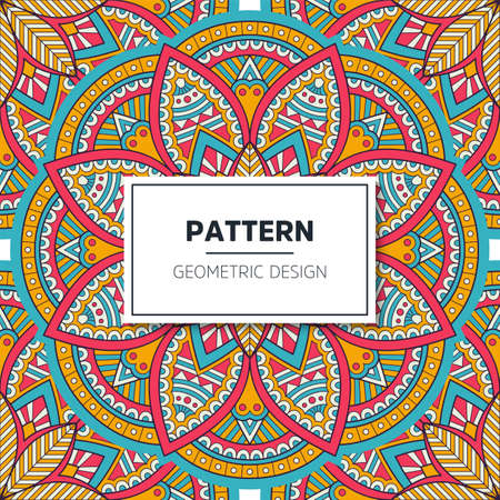 luxury ornamental mandala design backgroundのイラスト素材