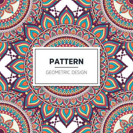 luxury ornamental mandala design backgroundのイラスト素材
