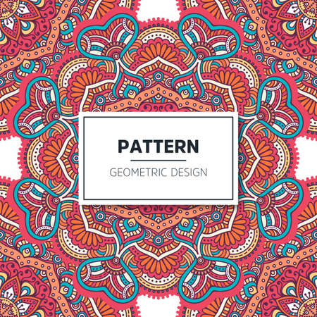 luxury ornamental mandala design backgroundのイラスト素材