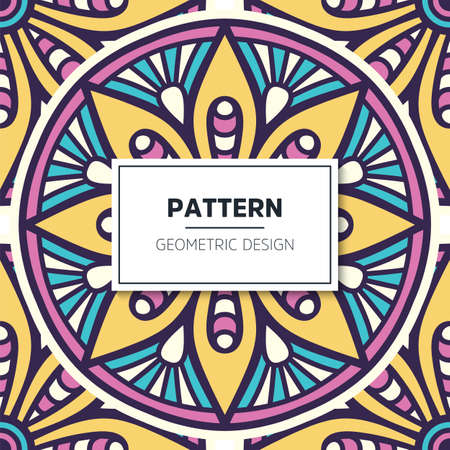 luxury ornamental mandala design backgroundのイラスト素材