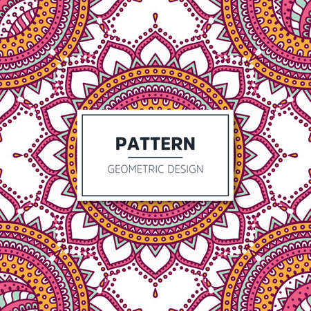 luxury ornamental mandala design backgroundのイラスト素材