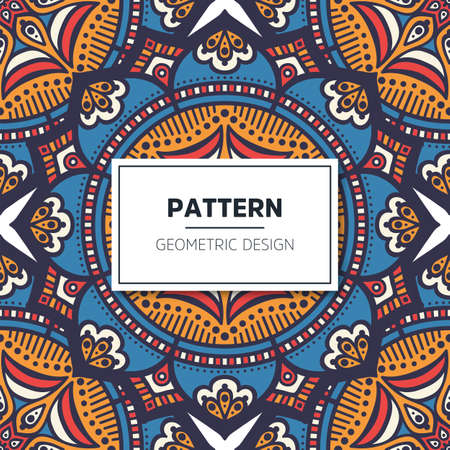luxury ornamental mandala design backgroundのイラスト素材