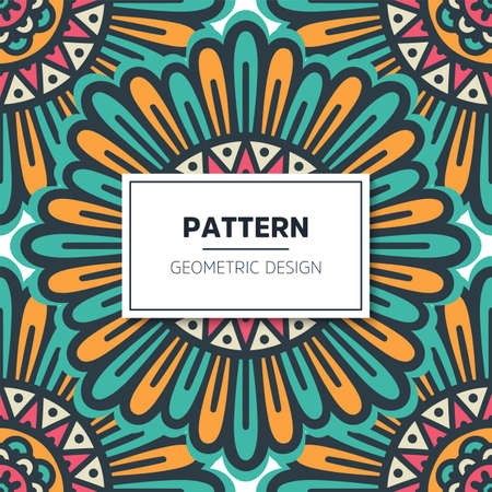 luxury ornamental mandala design backgroundのイラスト素材