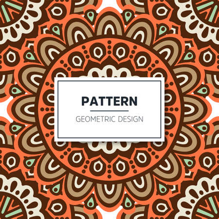 luxury ornamental mandala design backgroundのイラスト素材