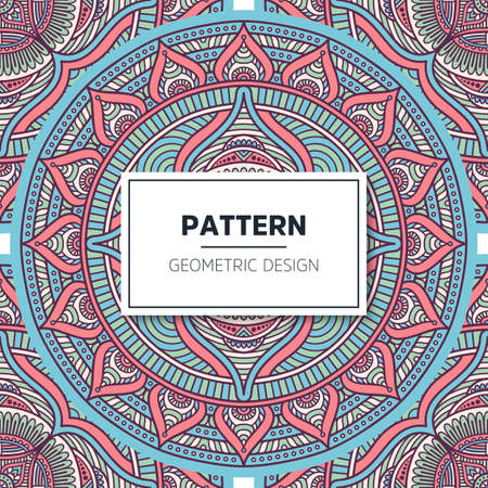 luxury ornamental mandala design backgroundのイラスト素材