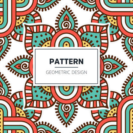 luxury ornamental mandala design backgroundのイラスト素材