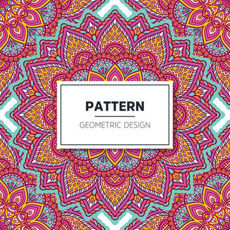 luxury ornamental mandala design backgroundのイラスト素材
