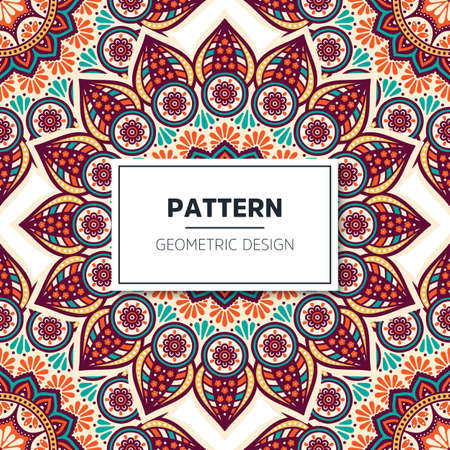 luxury ornamental mandala design backgroundのイラスト素材