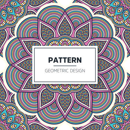 luxury ornamental mandala design backgroundのイラスト素材