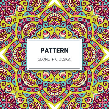 luxury ornamental mandala design backgroundのイラスト素材