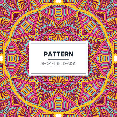 luxury ornamental mandala design backgroundのイラスト素材