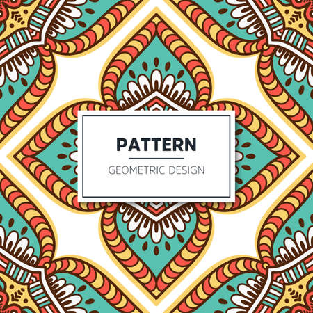 luxury ornamental mandala design backgroundのイラスト素材