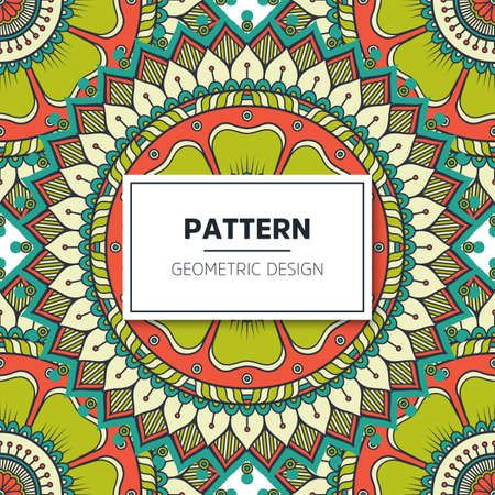 luxury ornamental mandala design backgroundのイラスト素材