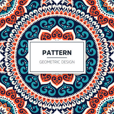 luxury ornamental mandala design backgroundのイラスト素材