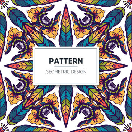 luxury ornamental mandala design backgroundのイラスト素材