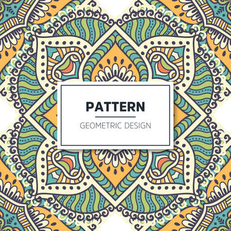 luxury ornamental mandala design backgroundのイラスト素材