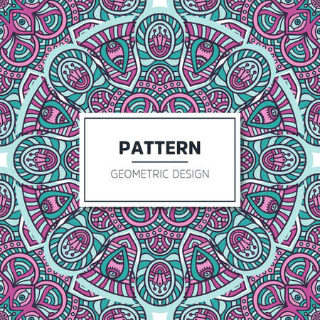 luxury ornamental mandala design backgroundのイラスト素材