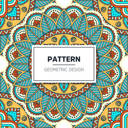 luxury ornamental mandala design backgroundのイラスト素材