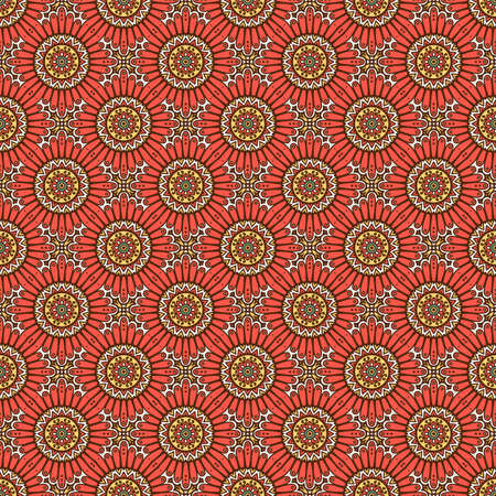luxury ornamental mandala design backgroundのイラスト素材