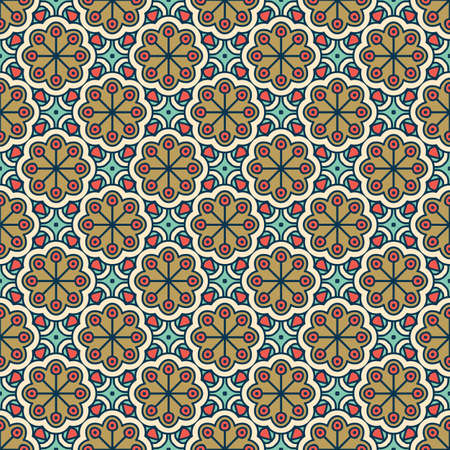 luxury ornamental mandala design backgroundのイラスト素材