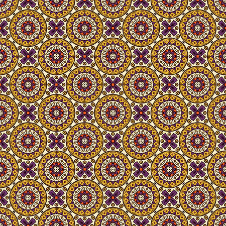 luxury ornamental mandala design backgroundのイラスト素材