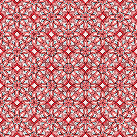 luxury ornamental mandala design backgroundのイラスト素材
