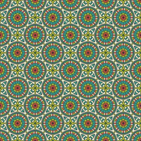 luxury ornamental mandala design backgroundのイラスト素材