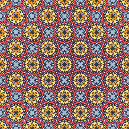 luxury ornamental mandala design backgroundのイラスト素材