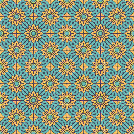 luxury ornamental mandala design backgroundのイラスト素材